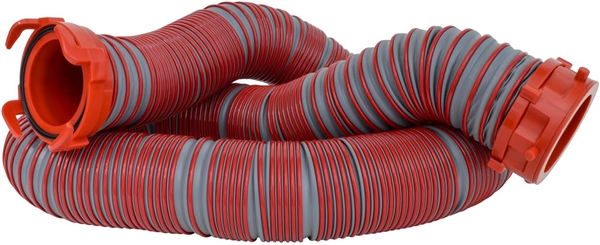 Valterra D04-0410 Viper 10-Foot RV Sewer Hose Extension, Standard 3-Inch Bayonet Fittings