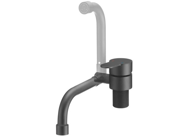 Dura Faucet DF-MK510H-MB Folding RV Kitchen Faucet, Matte Black, Single Handle