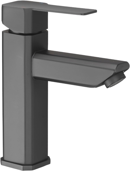 Dura Faucet DF-ML803LQ-MB Modern Angular RV Lavatory Faucet, Matte Black
