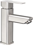Dura Faucet DF-ML803LQ-SN Modern Angular RV Lavatory Faucet, Brushed Satin Nickel