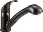 Dura Faucet DF-NMK852-VB RV Kitchen Faucet, Pull-Down Spray, Venetian Bronze