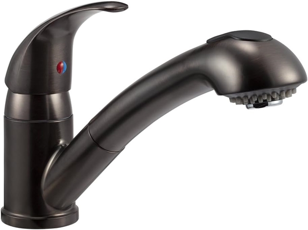Dura Faucet DF-NMK852-VB RV Kitchen Faucet, Pull-Down Spray, Venetian Bronze