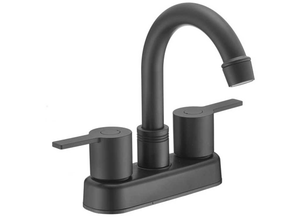 Dura Faucet DF-PB155M-MB Modern Arc Spout RV Bar Faucet, Matte Black Finish