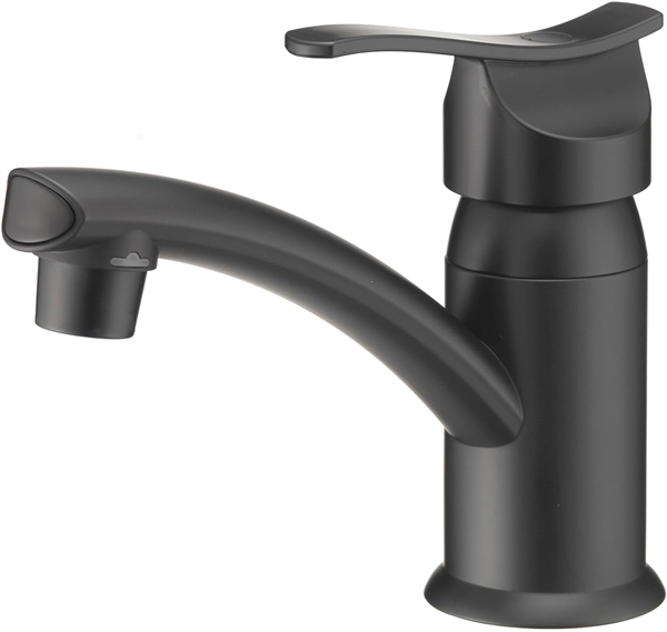 Dura Faucet DF-PL200-MB Single Lever Centerset RV Lavatory Faucet, Matte Black