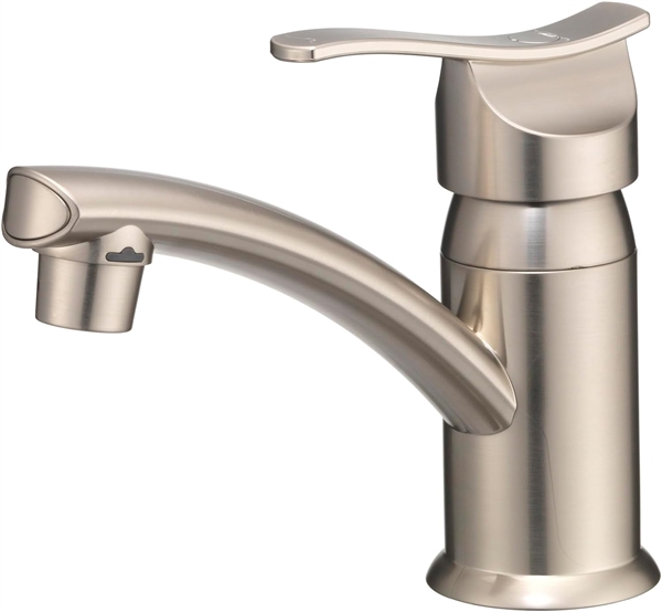 Dura Faucet DF-PL200-SN Single Lever Centerset RV Lavatory Faucet, Satin Nickel