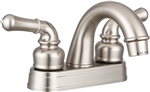 Dura Faucet DF-PL620C-SN RV Lavatory Faucet, Satin Nickel, 4" Center