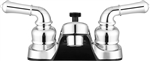 Dura Faucet DF-PL720C-CP Classical RV Lavatory Faucet with Diverter, Chrome, 4" Center