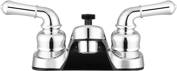 Dura Faucet DF-PL720C-CP Classical RV Lavatory Faucet with Diverter, Chrome, 4" Center