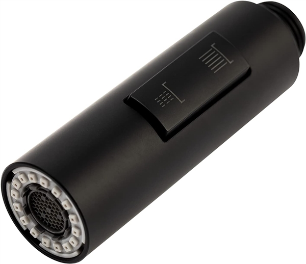 Dura Faucet DF-RK823-MB Streamline Pull-Down Sprayer Replacement Head, Matte Black