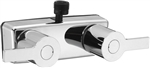 Dura Faucet DF-SA100M-CP Modern RV Shower Faucet with Lever Handles, Chrome Polish, 4" Center