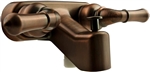 Dura Faucet DF-SA110C-ORB RV Tub and Shower Diverter Faucet, Oil Rubbed Bronze, 4" Center