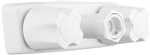 Dura Faucet DF-SA180-WT RV Exterior Quick Connect Faucet, White, 1/2" NPS