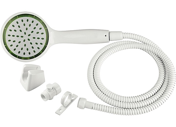 Dura Faucet DF-SA470K-WT Pressure-Assist RV Shower Wand and 5 ft Hose Kit, White