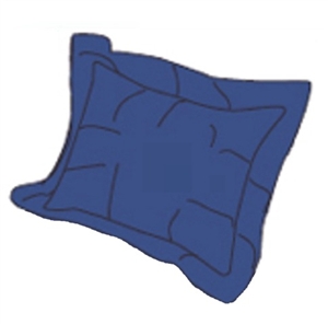 RV Superbag DLPS-NB Navy Blue Matching Pillow Sham Set