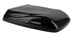 Dometic 3314471.003 Penguin II RV rooftop air conditioner replacement shroud in black, 42 x 29 x 7.5 inches, aerodynamic low-profile design.