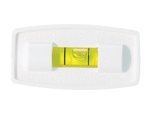 RV Designer E407 Stick-On Bubble Level 4.81" x 2.66" - Self-Adhesive RV Leveling Indicator