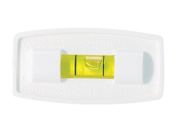 RV Designer E407 stick-on self-adhesive bubble level 4.81 by 2.66 inch for RV leveling and setup