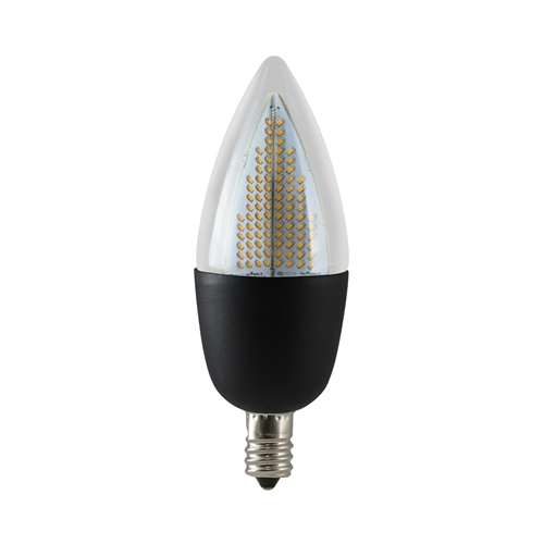 Euri LIghting LED ECA9.5-2120fcb Flame Bulb - Clear Glass