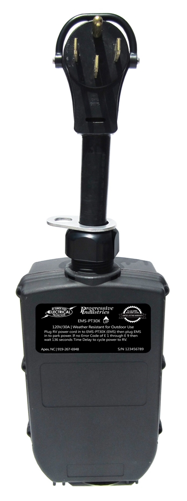 Progressive Industries EMS-PT50X Portable RV Surge Protector, 50 Amp