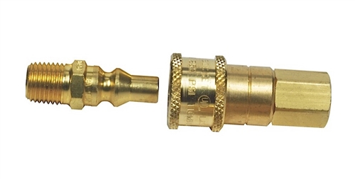 Enerco F176190 Full-Flow Propane Gas/Natural Gas Connector, 1/4" MPT x 1/4" FPT