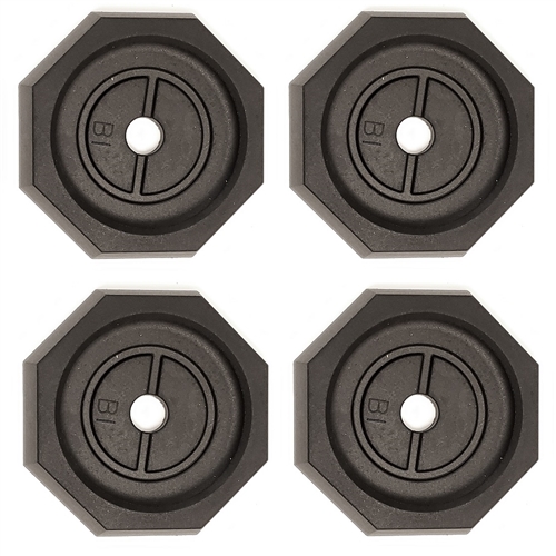RV SnapPad EQ-Octagon Permanent RV Jack Pad - 4 Pack - 10" Equalizer Leveling System