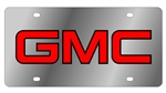 Eurosport 1601-1 Stainless Steel GMC Logo License Plate
