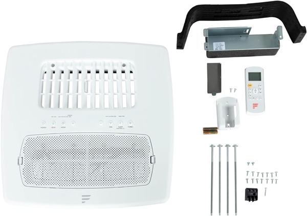 Furrion FACT18VSDA-PS-AM Chill Cube 18K white ducted air distribution box with remote control for RV rooftop AC system, ADB only
