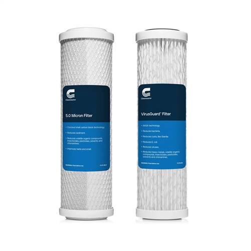 Clearsource Nomad Replacement Filter Twin Pack - 5.0 Micron & VirusGuard Filters