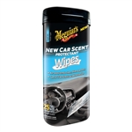 Meguiar's G4200 New Car Scent Protectant Wipes, Satin Finish, 25 Ct