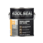 Kool Seal KS00024300-16 Silver Fibered Aluminum Roof Coating - 1 Gallon