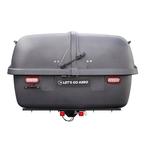 Let's Go Aero HGK819 GearSpace 34 Telescoping Cargo Carrier - Dark Gray