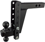 Bulletproof Hitches HD208 Adjustable 2-Ball Mount For 2" Receiver, 8" Drop/Rise, 22,000 Lbs
