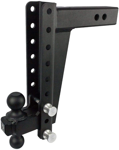 Bulletproof Hitches HD2512 Adjustable 2-Ball Mount For 2-1/2" Receiver, 12" Drop/Rise, 22,000 Lbs