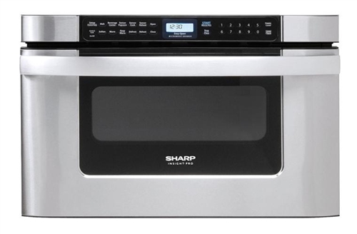 Sharp KB6524PS Stainless Steel Microwave Drawer Oven - 1.2 Cubic Ft - 24"