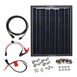 Zamp Solar KIT1019 OBSIDIAN Series 25 Watt Trickle Charge Solar Panel Kit