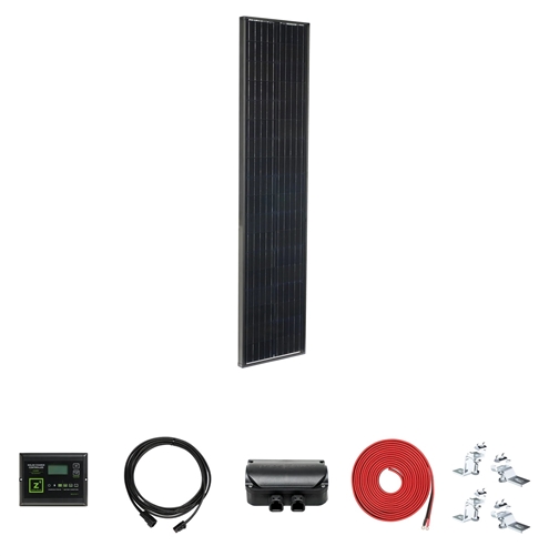 Zamp Solar KIT1021 Legacy Black 95 Watt Solar Panel Deluxe Kit