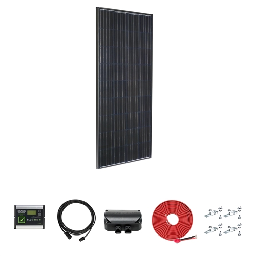 Zamp Solar KIT1023 Legacy Black 190 Watt Solar Panel Deluxe Kit