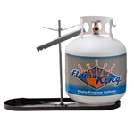 Flame King KT20MNT Dual RV Propane Tank Rack With Hold Down Clamp