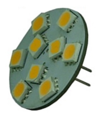 Bee Green LG4B963WW-25 3-Way Dimmable G4 Back Pins LED Lightbulb - 197/129/65 Lumens - Warm White