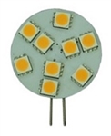 Bee Green LG4S963WW 3-Way Dimmable G4 Side Pin LED Lightbulb - Warm White - 197/129/65 Lumens - 12V