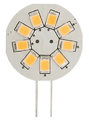 Bee Green LG4S9CW G4 Side Pin Compact LED Lightbulb - 130 Lumens - Cool White