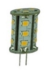 Bee Green LG4T188WW G4 Short Tower Pin LED Lightbulb - 267 Lumens - Warm White