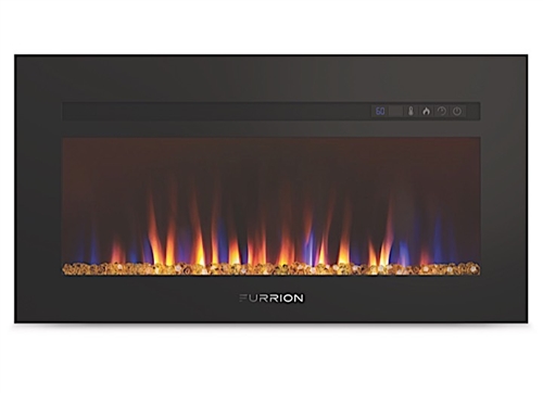 Furrion FF34SC15A-BL Recessed Electric Fireplace With Crystals, 34"