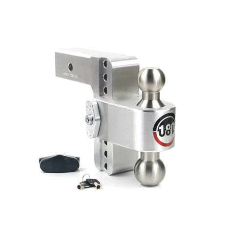 Weigh Safe LTB6-2.5 Adjustable 180 Trailer Hitch Mount - 2.5" Hitch - 6" Drop - 7" Rise