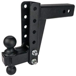 Bulletproof Hitches MD256 Adjustable 2-Ball Mount For 2-1/2" Receiver, 6" Drop/Rise, 14,000 Lbs