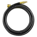 Mr. Heater Propane Hose, Male Quick-Connect x 1"-20 Male Thread, 12 Ft