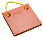 Bigfoot RV Outrigger Pad - 12" x 12" x 1" - Safety Orange