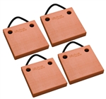 Bigfoot P121220-SO-4 RV Outrigger Pads - 12" x 12" x 2" - Safety Orange - 4 Pack