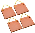 Bigfoot P151510-SO-4 RV Outrigger Pads - 15" x 15" x 1" - Safety Orange - 4 Pack