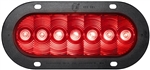 Peterson LED Flange Mount Stop/Turn/Tail Light, 7.88" x 3.63" - Red